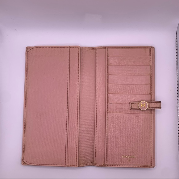 Chanel Classic Button Wallet Pink - Picture 8 of 17